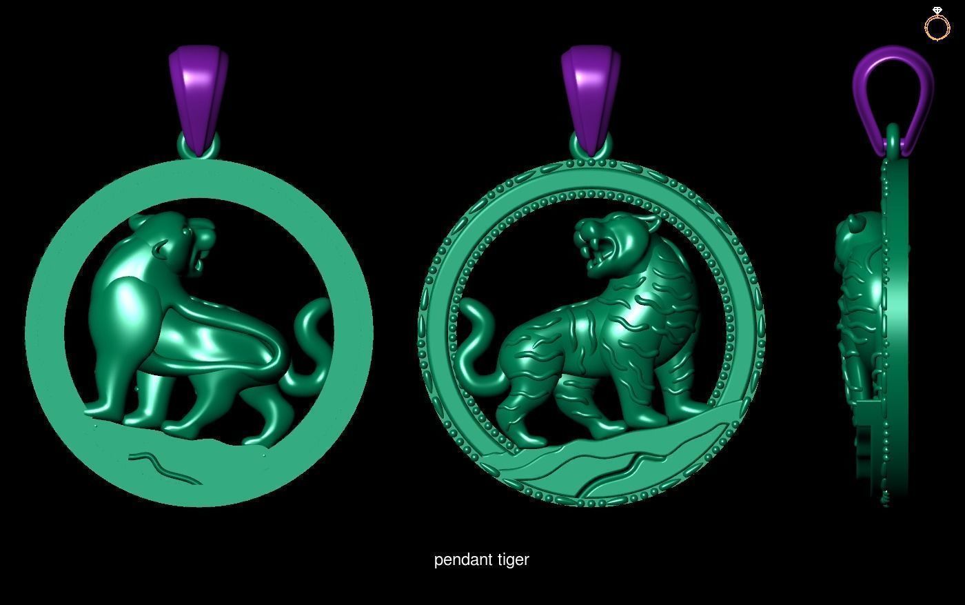 All models tiger 20 model 3D Model Collection_7