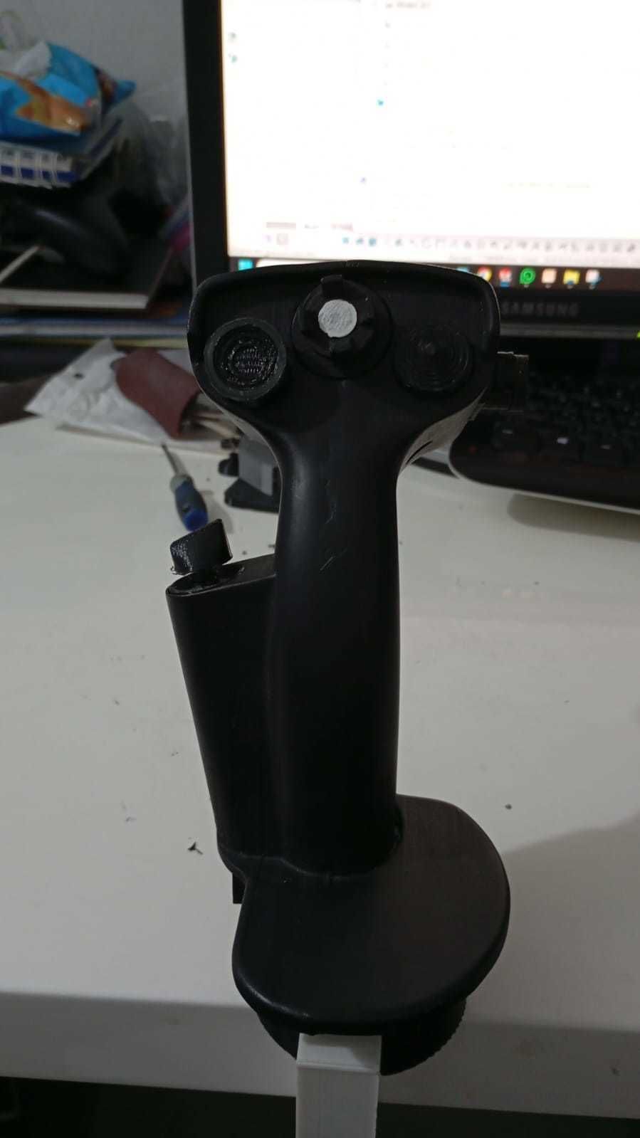 F-15E WSO sticks for 3D printing with all functional buttons 3D print model_2