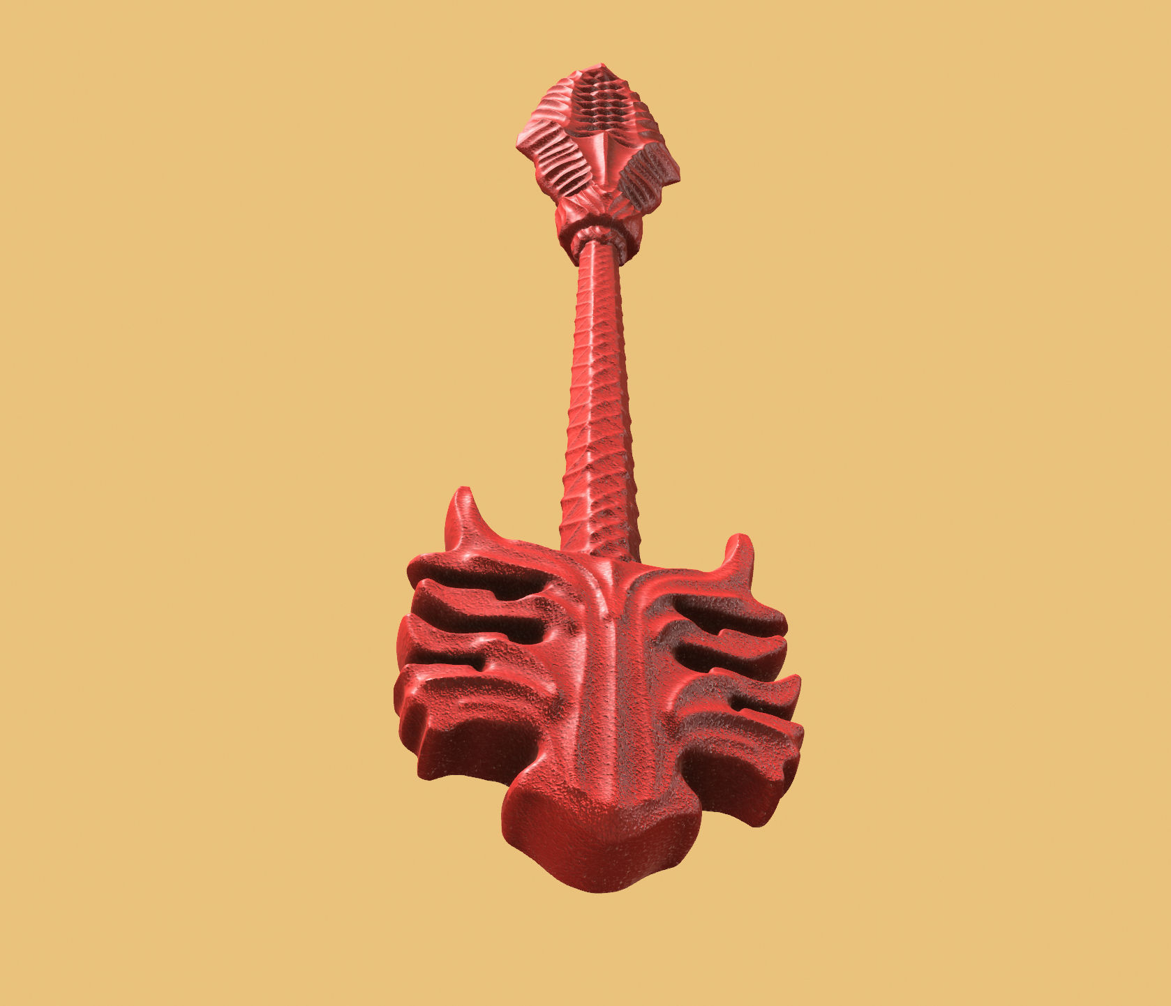 Stylized Arrow 3d model for Gaming 3D print model_11