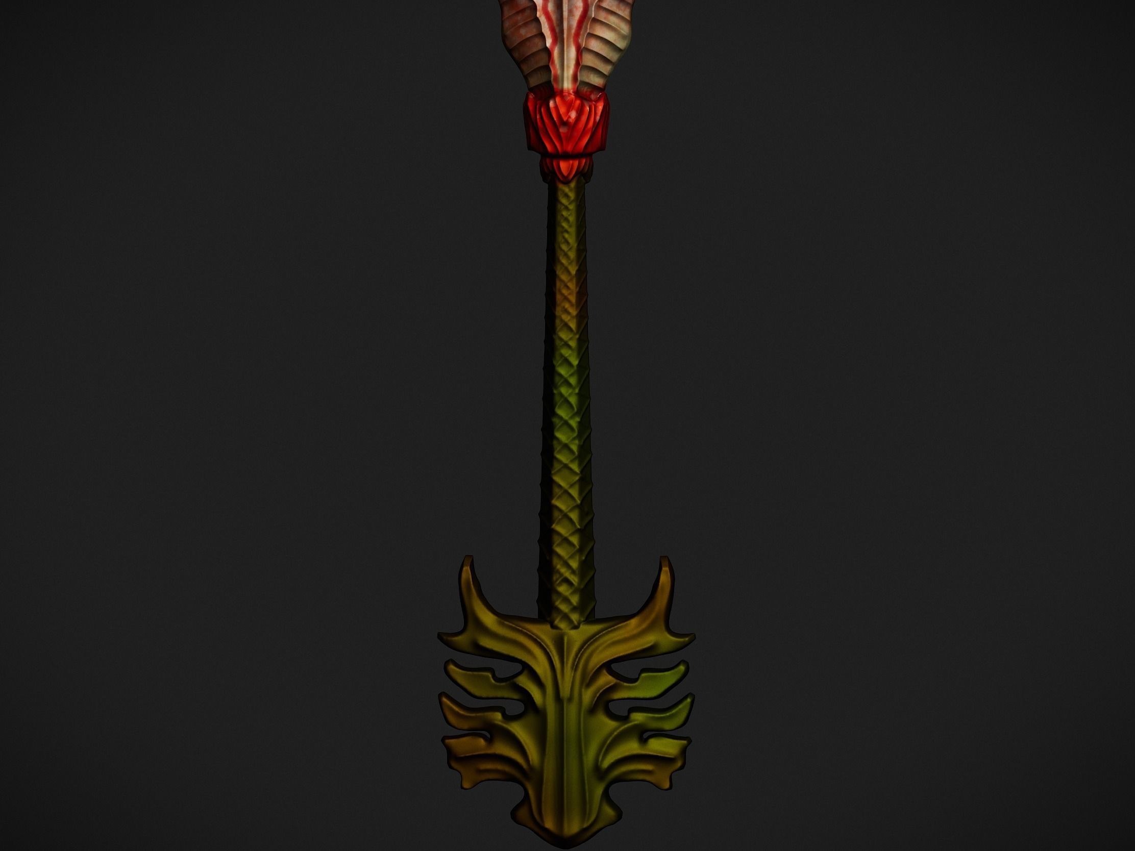 Stylized Arrow 3d model for Gaming 3D print model_14