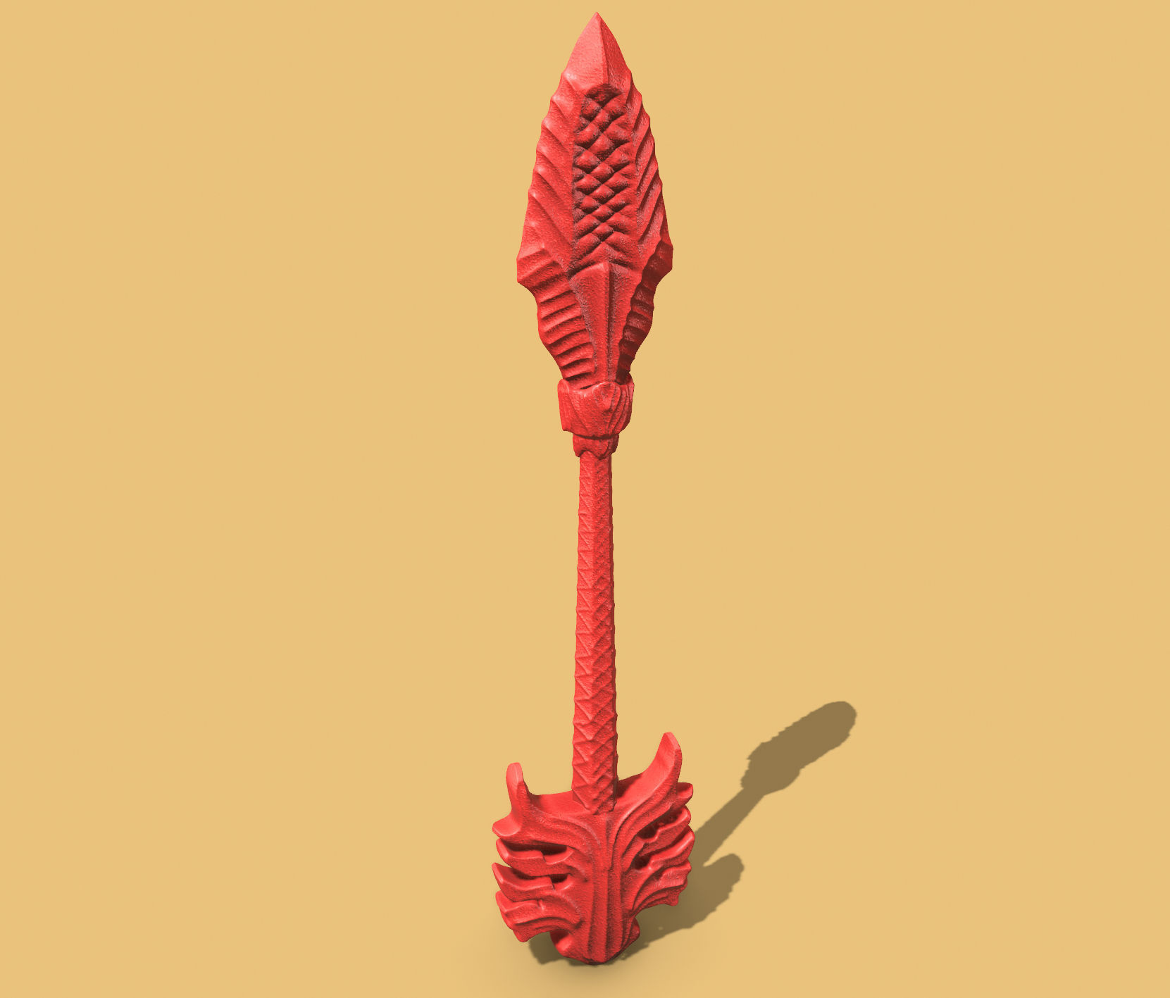 Stylized Arrow 3d model for Gaming 3D print model_12