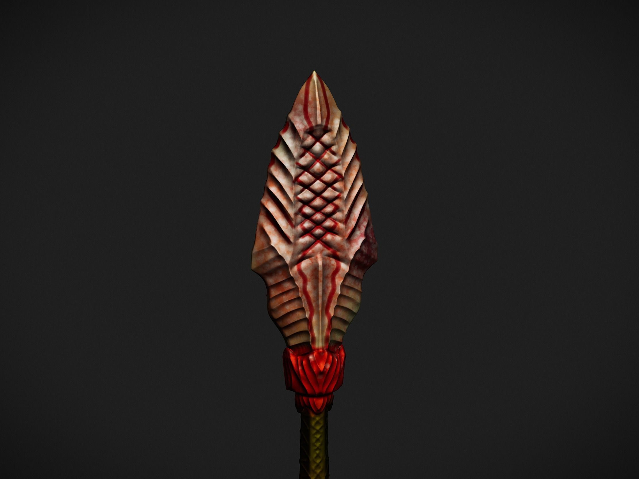 Stylized Arrow 3d model for Gaming 3D print model_2