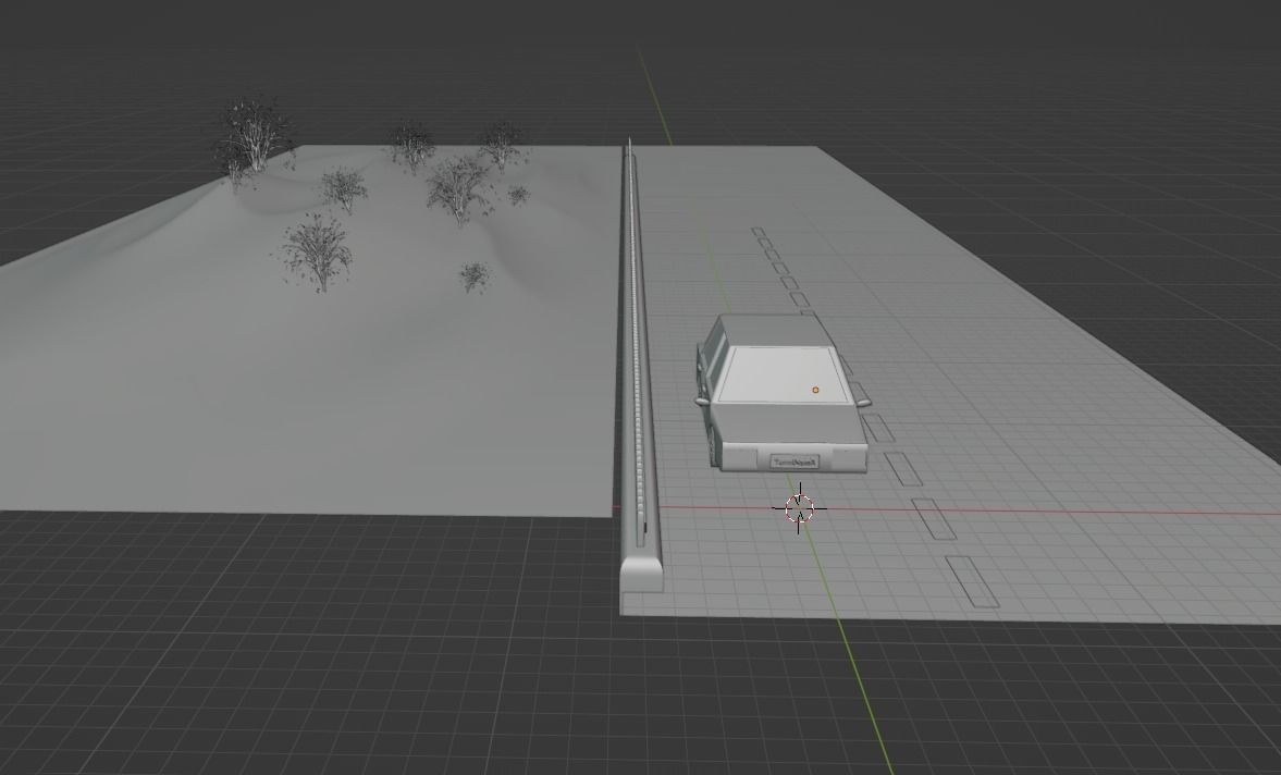 Atmospheric car 3D model_2