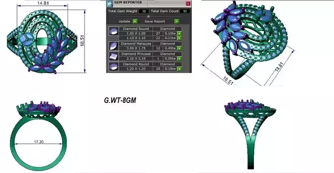  FANCY RINGS FOR WOMENS 57