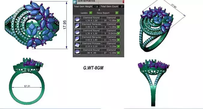  FANCY RINGS FOR WOMENS 56