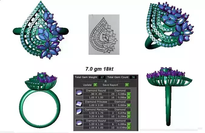  FANCY RINGS FOR WOMENS 55