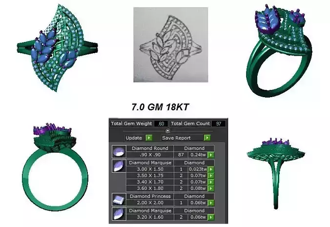  FANCY RINGS FOR WOMENS 52