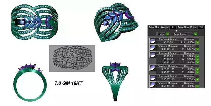  FANCY RINGS FOR WOMENS 39