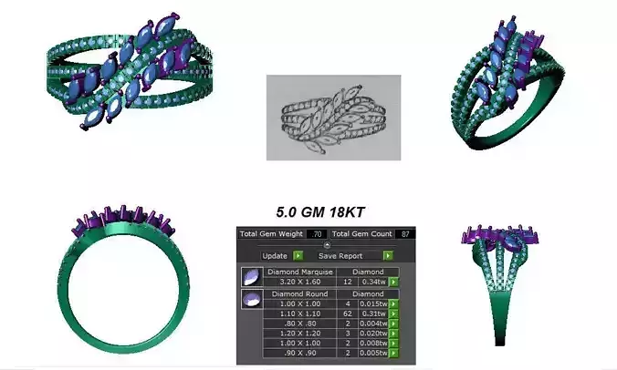  FANCY RINGS FOR WOMENS 37