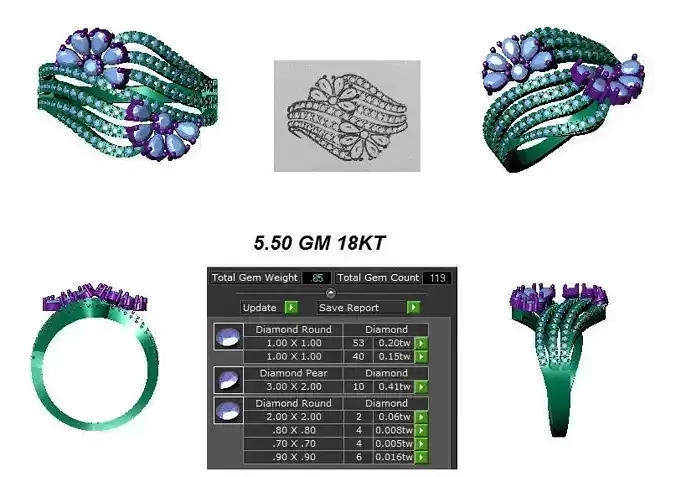  FANCY RINGS FOR WOMENS 34