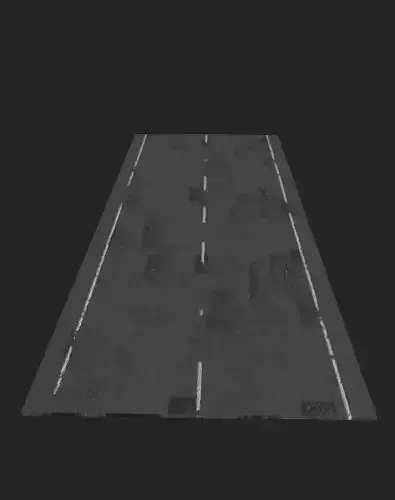 ROAD LOW POLY MODAL Free low-poly 3D model