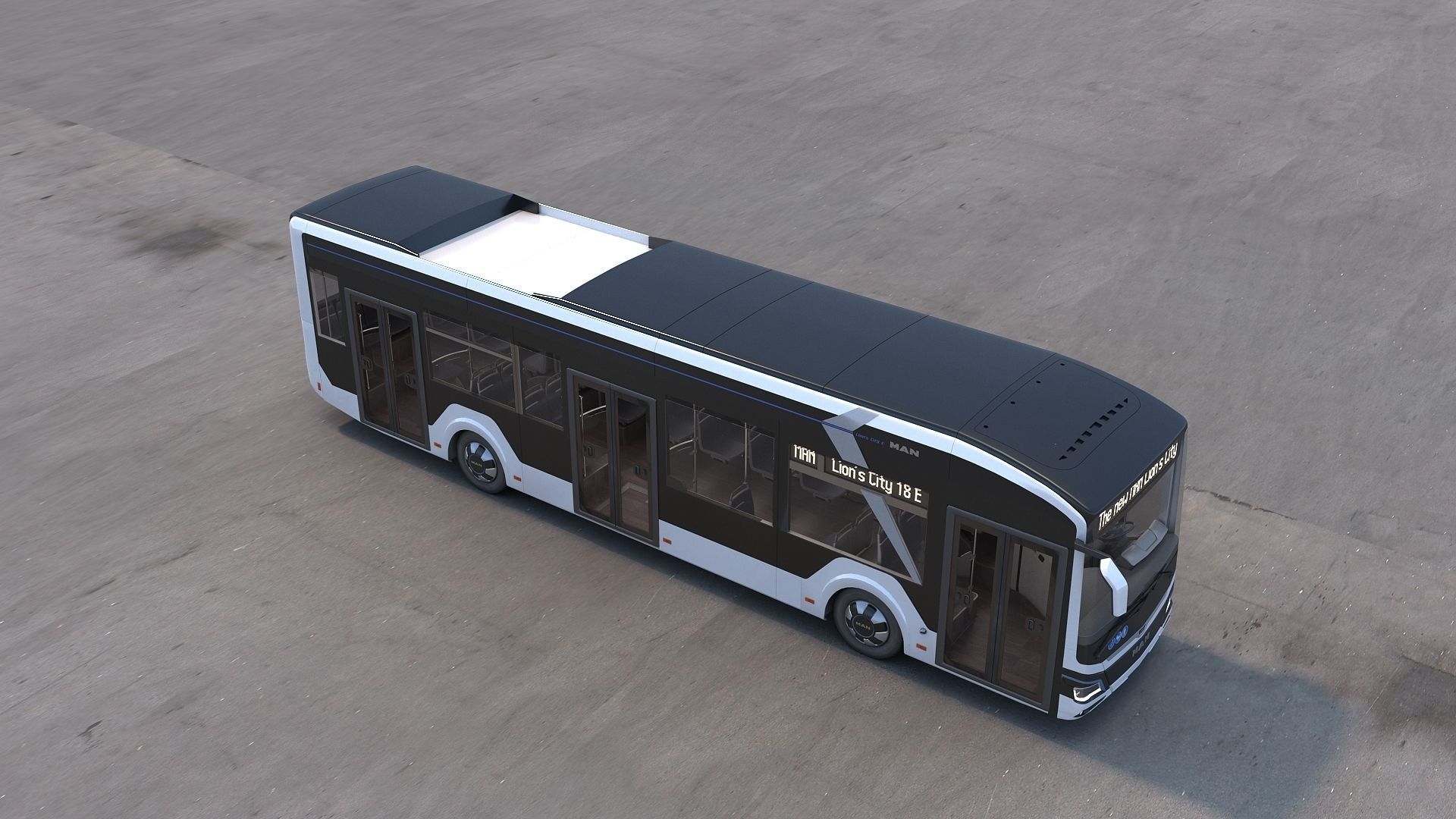 Man Lions City 12E 3D model_10