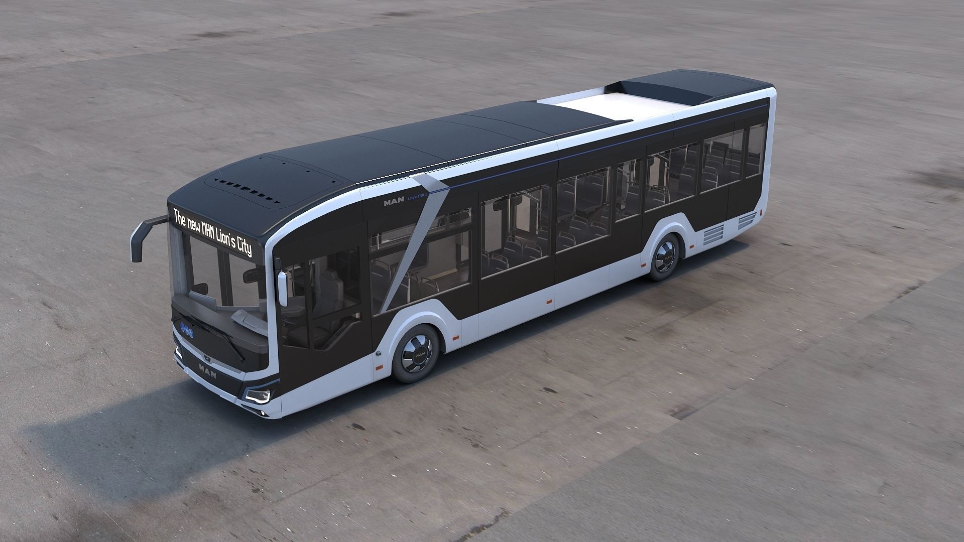 Man Lions City 12E 3D model_3