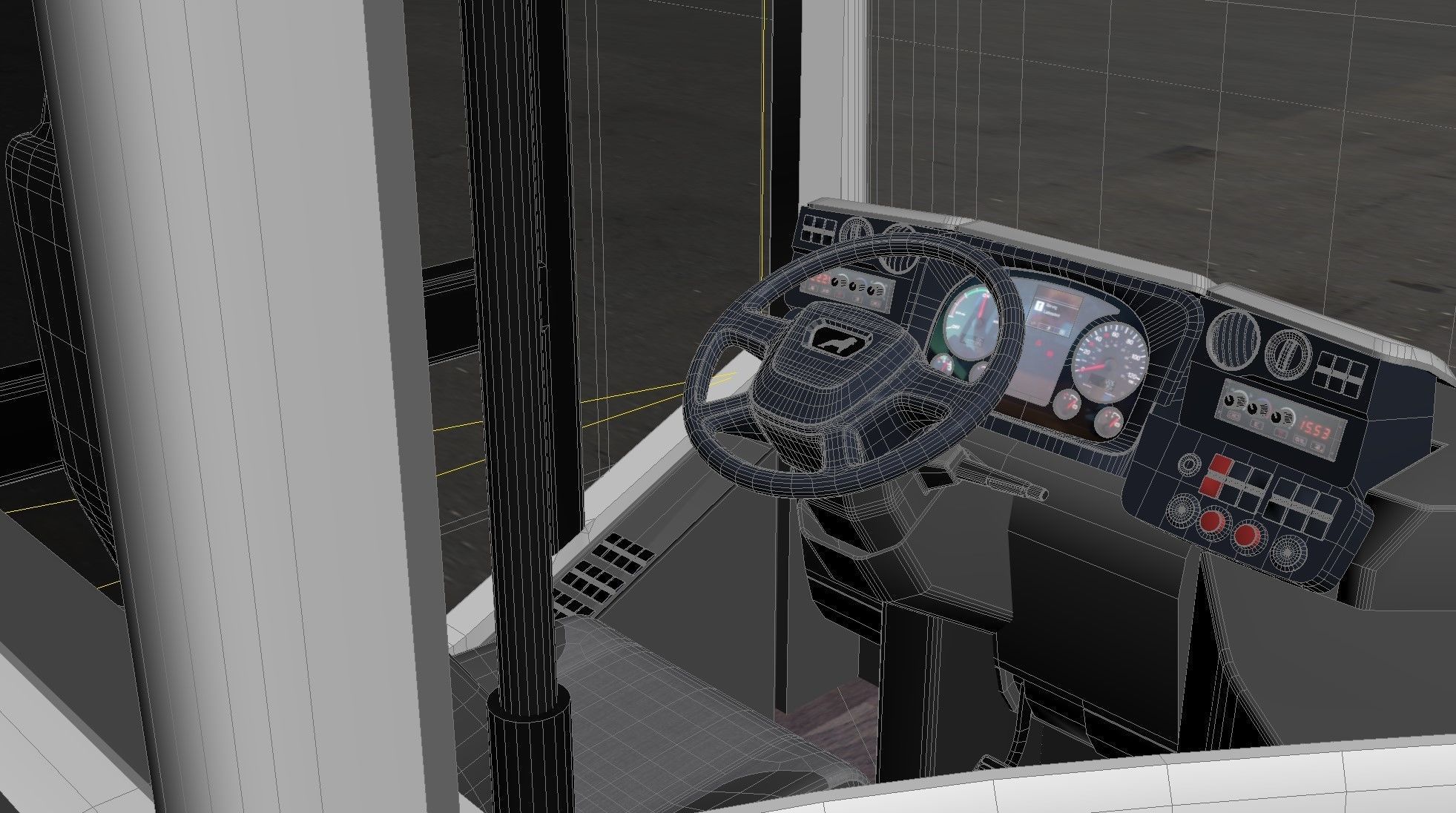 Man Lions City 12E 3D model_19