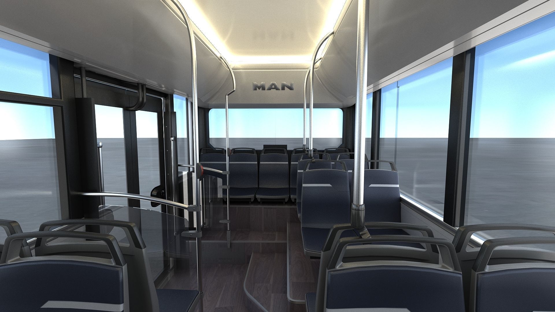 Man Lions City 12E 3D model_15