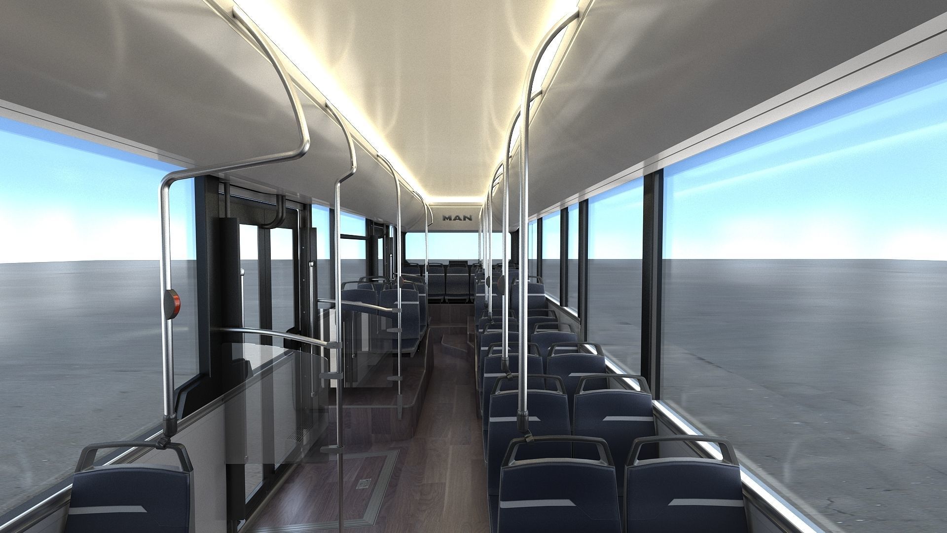 Man Lions City 12E 3D model_11