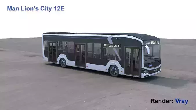 Man Lions City 12E 3D model
