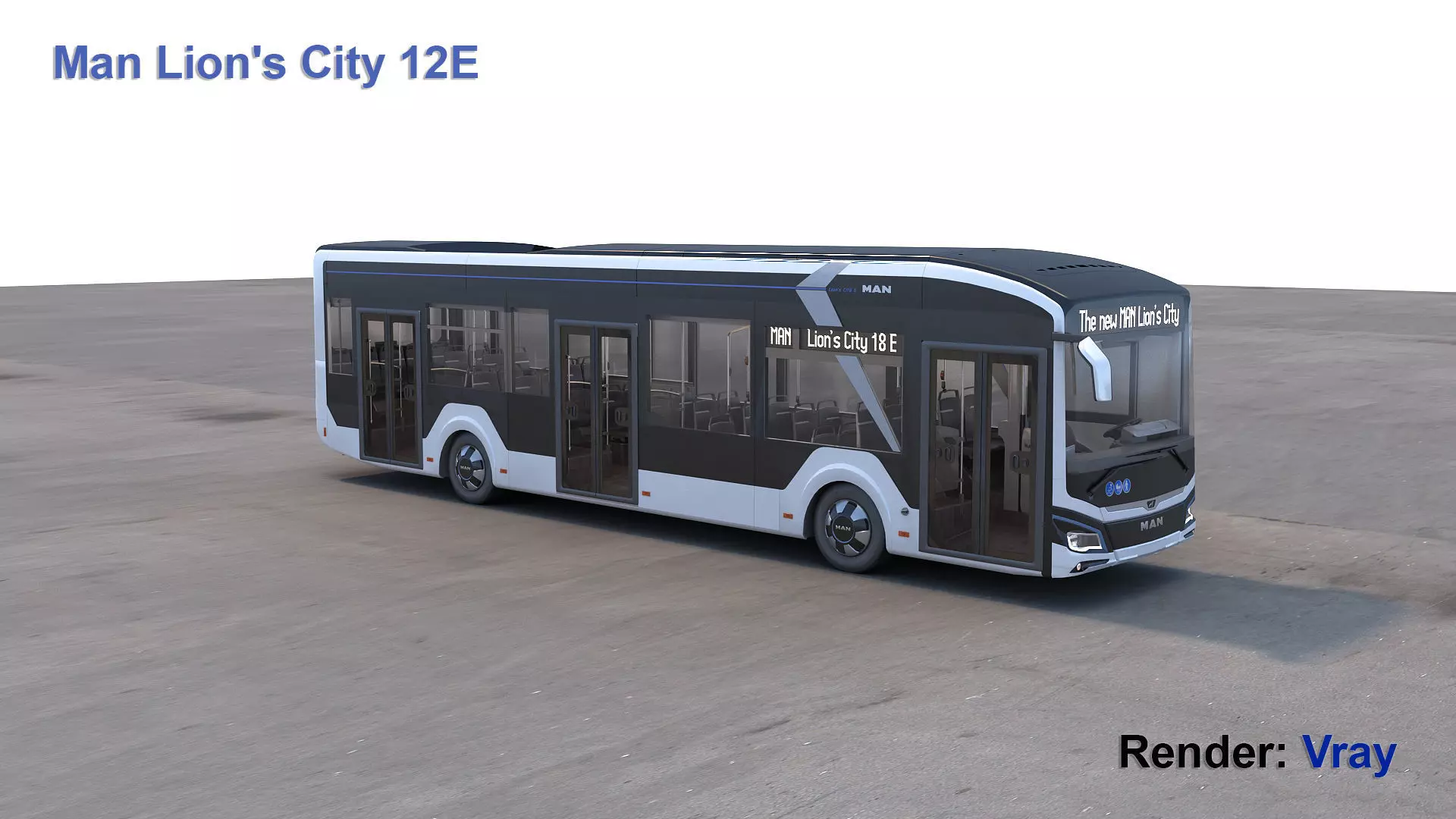 Man Lions City 12E 3D model_0