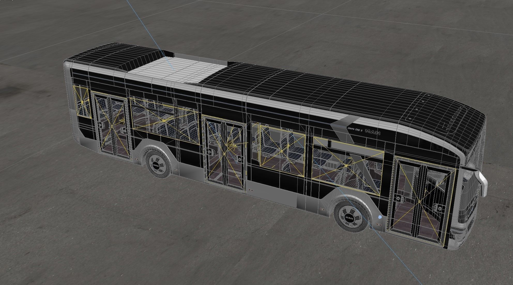 Man Lions City 12E 3D model_16