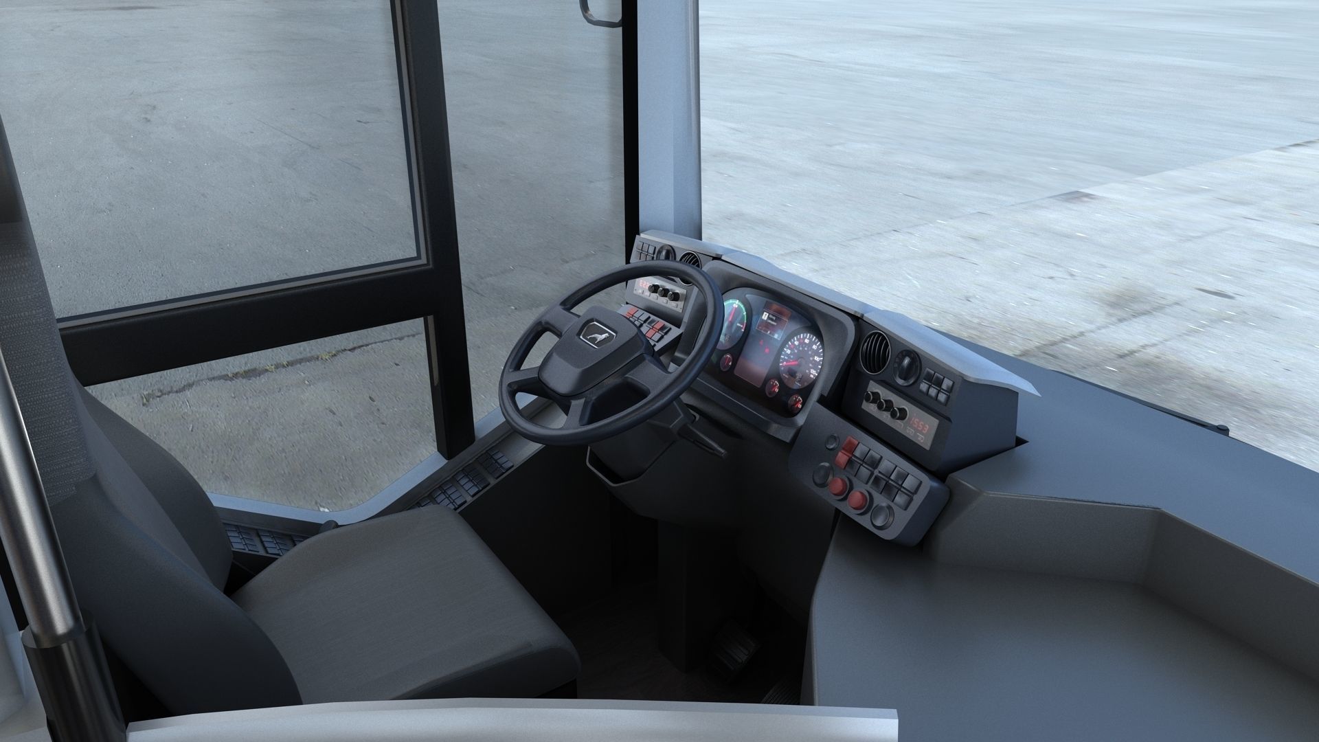 Man Lions City 12E 3D model_14