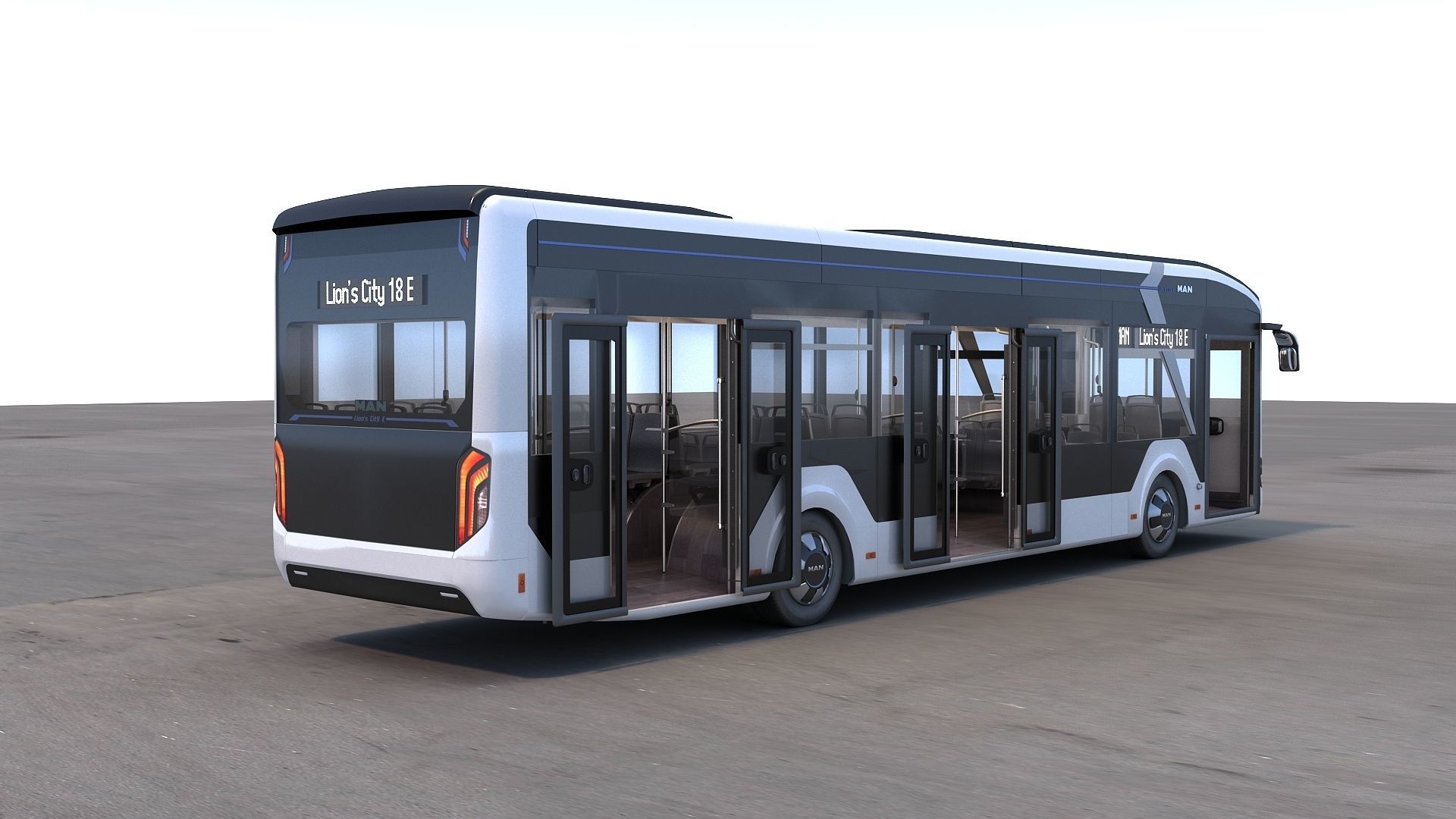 Man Lions City 12E 3D model_6