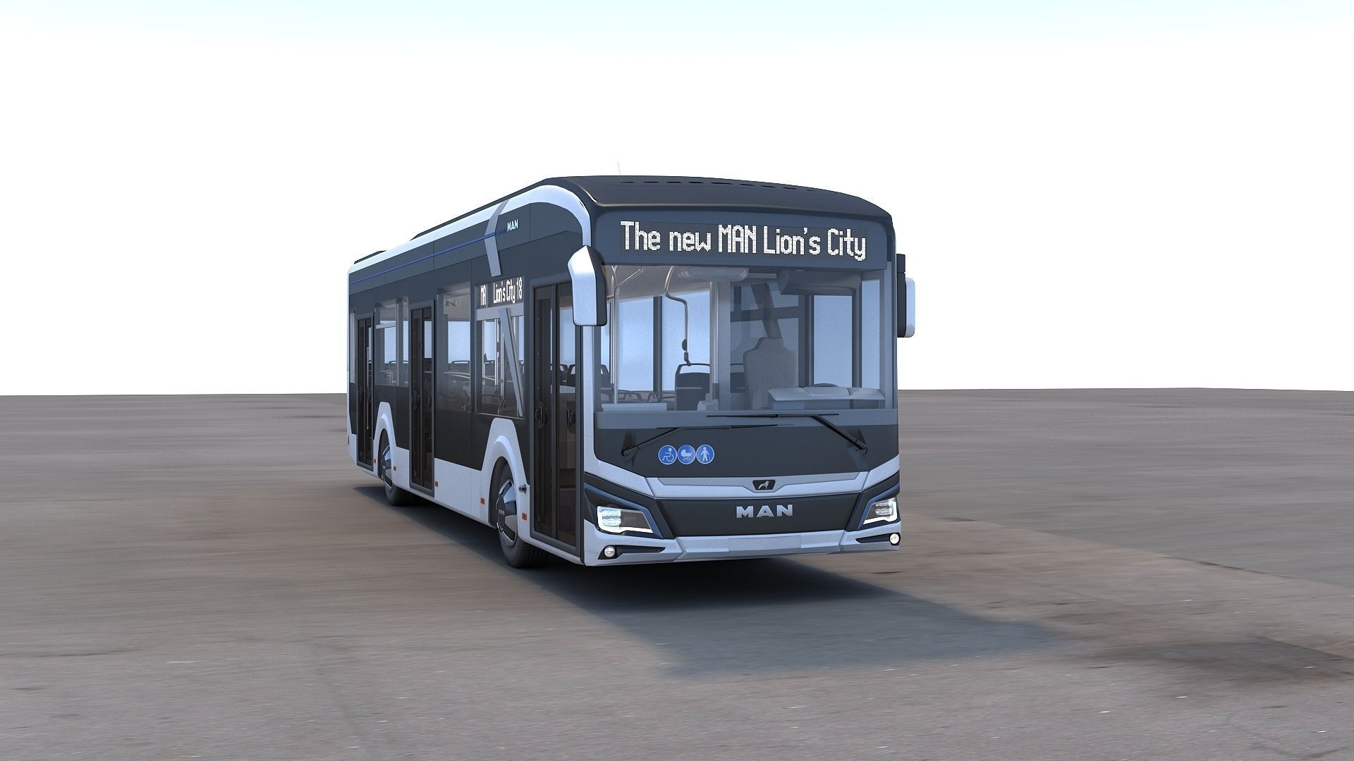 Man Lions City 12E 3D model_4