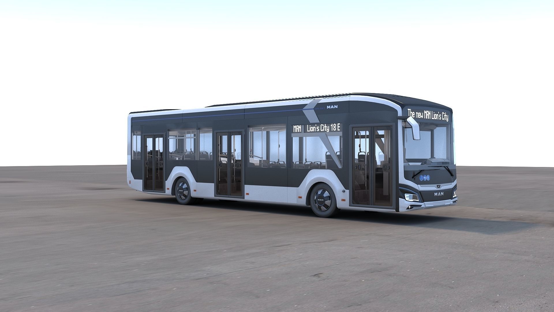 Man Lions City 12E 3D model_9