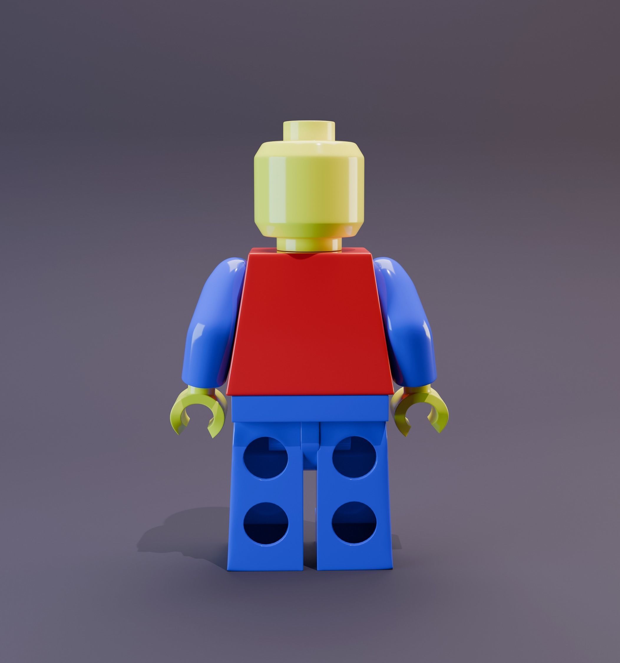 3D Lego men character 3D model_5