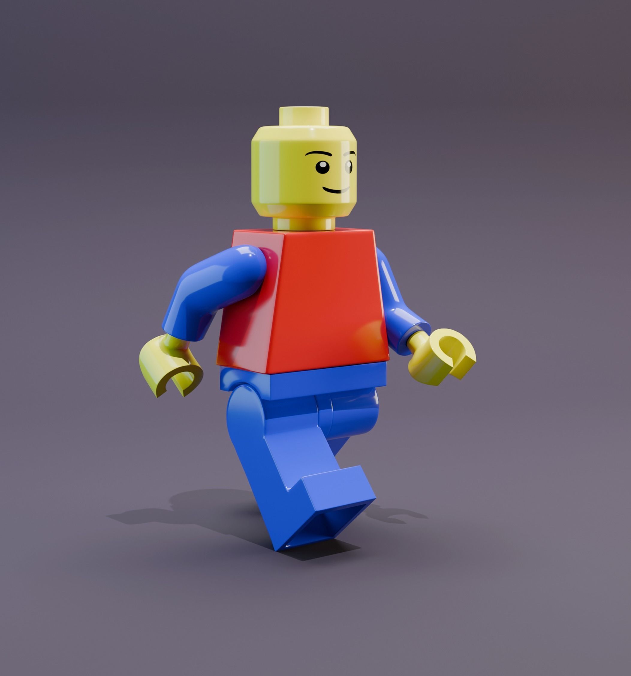 3D Lego men character 3D model_6