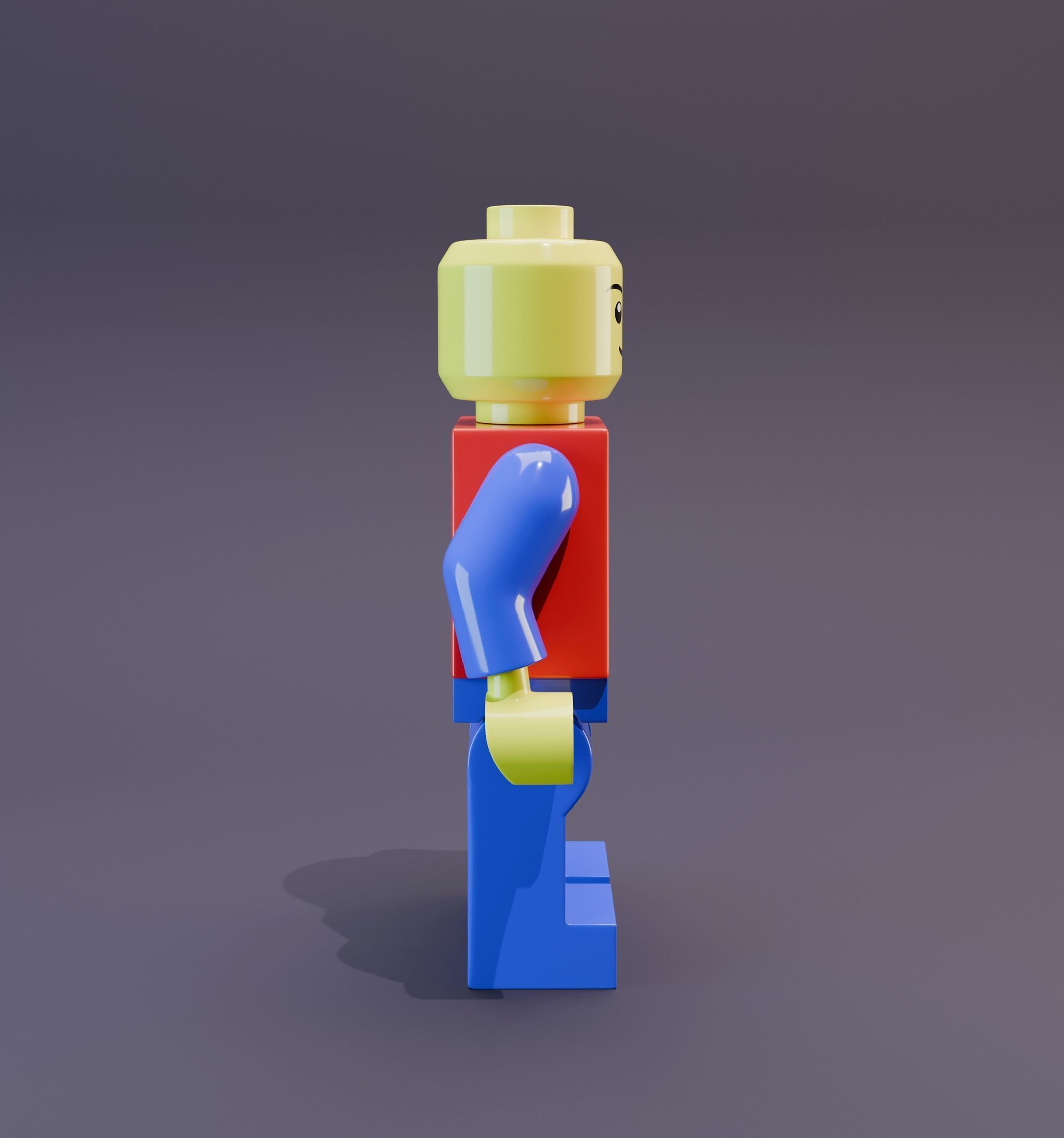 3D Lego men character 3D model_4