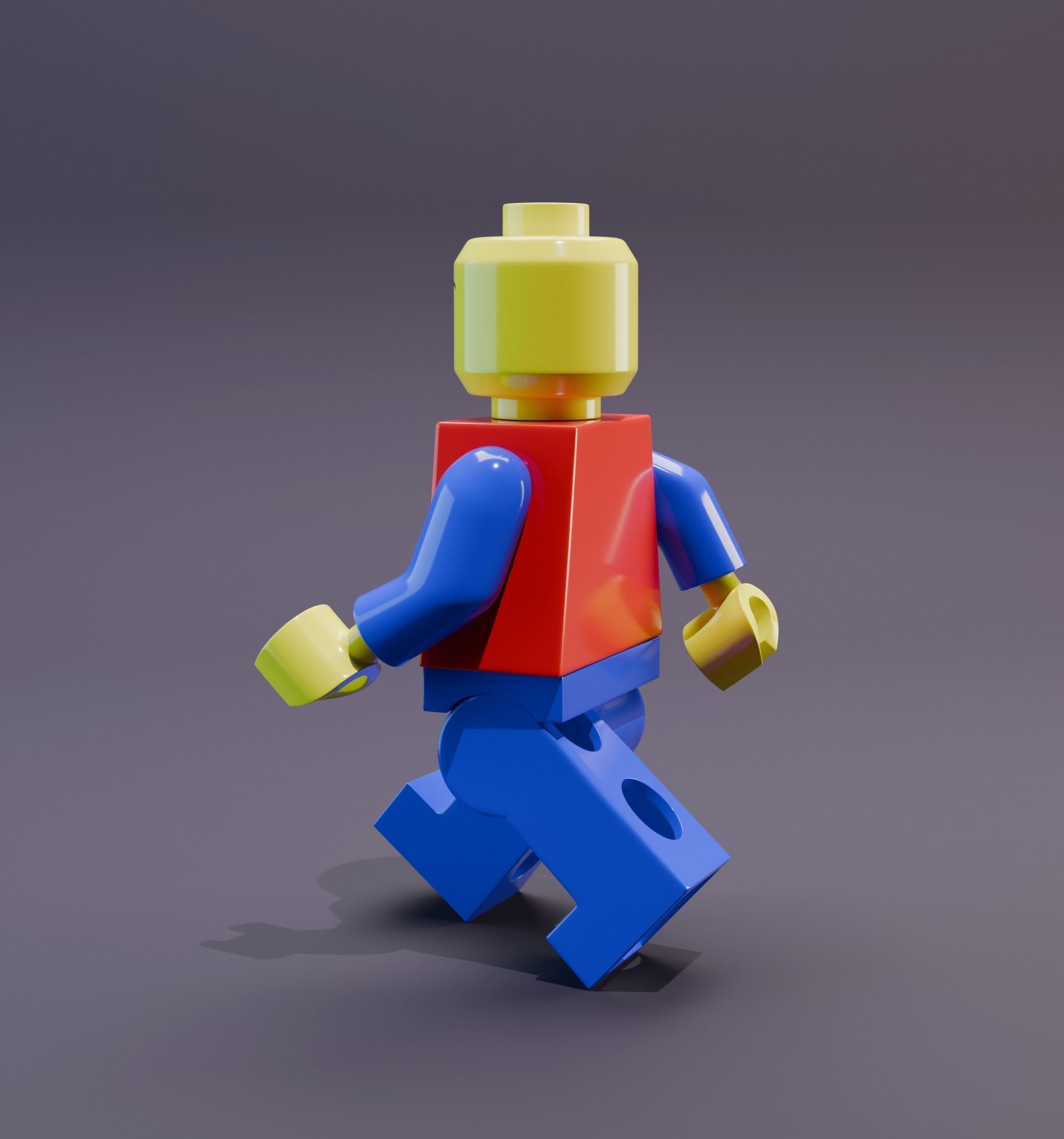 3D Lego men character 3D model_7