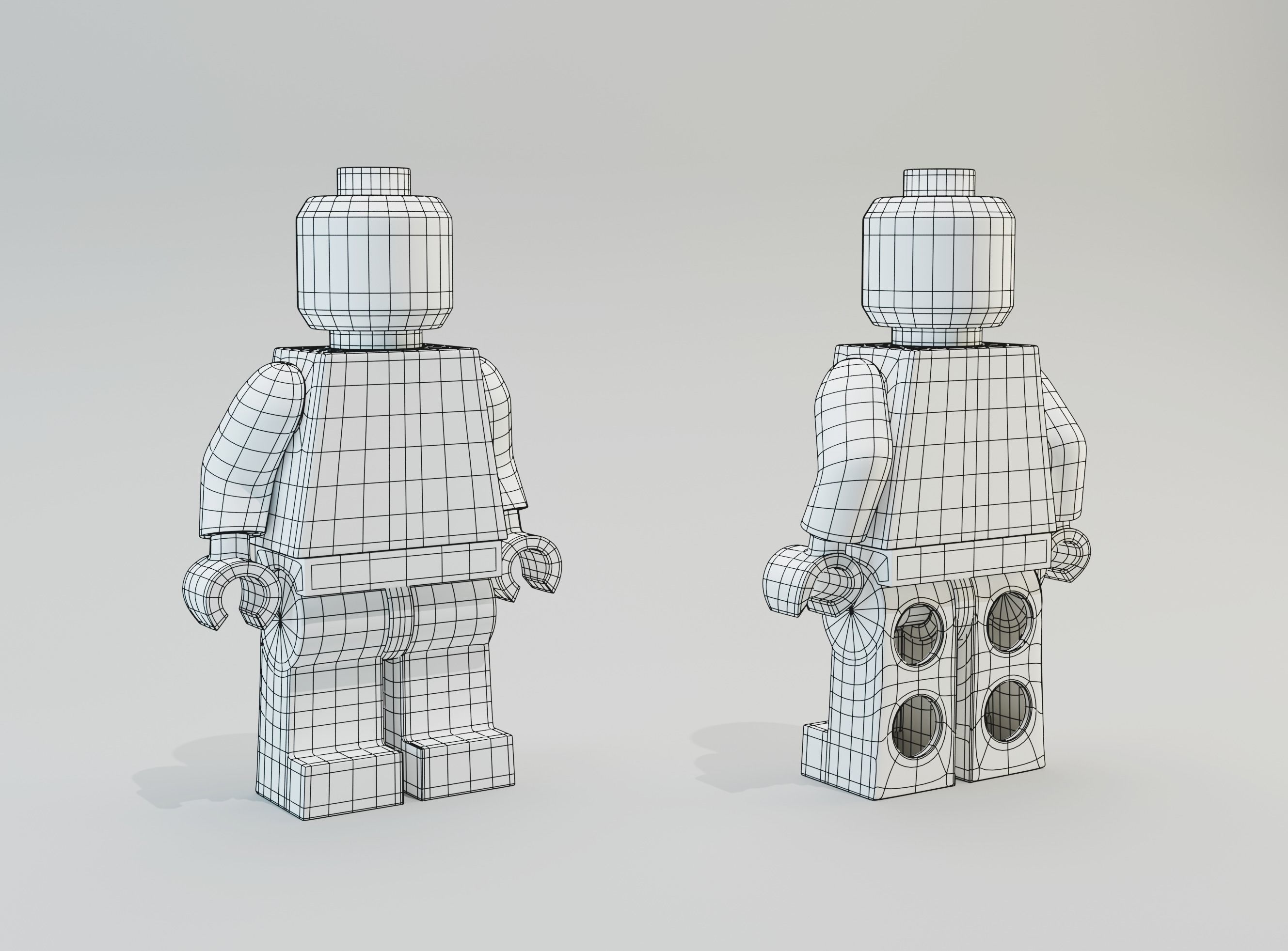 3D Lego men character 3D model_8