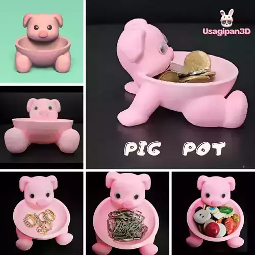 Cute Pig Pot