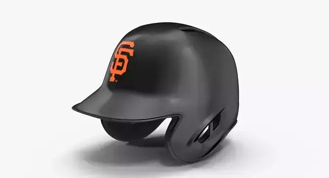 Baseball Helmet Two Sided San Francisco Black