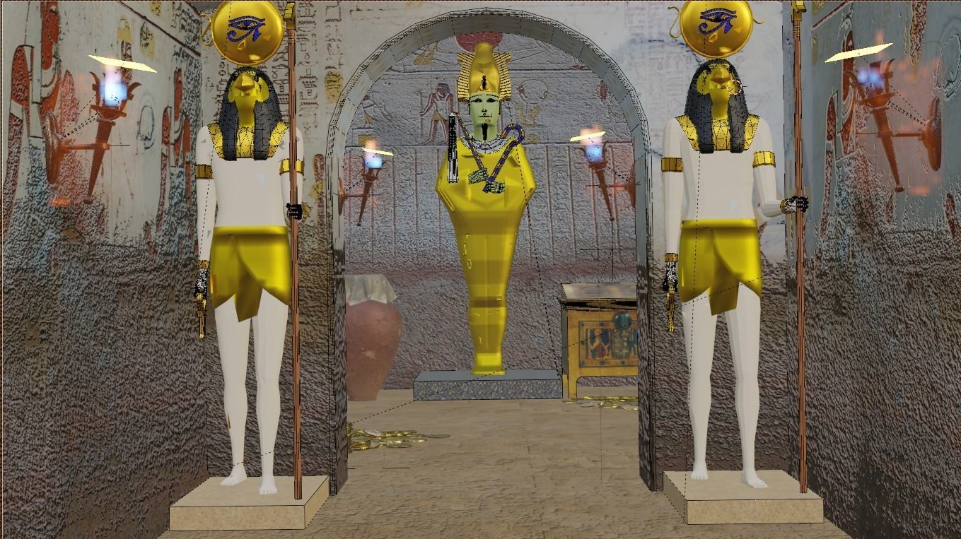 Nubian tomb 3D model_10