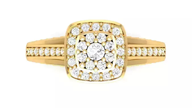 Fancy Stone Rings For Womens 36 3D print model