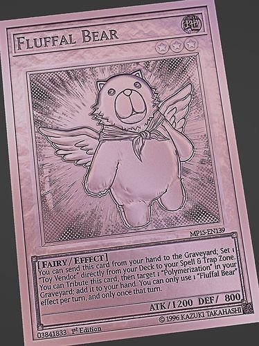 FLUFFAL BEAR - YUGIOH 3D print model