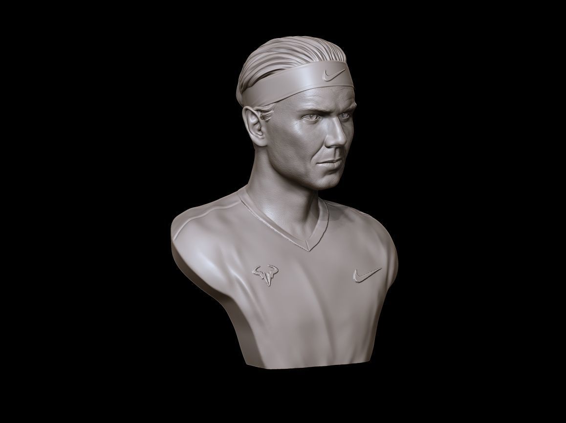 Rafael Nadal 3D print model_5