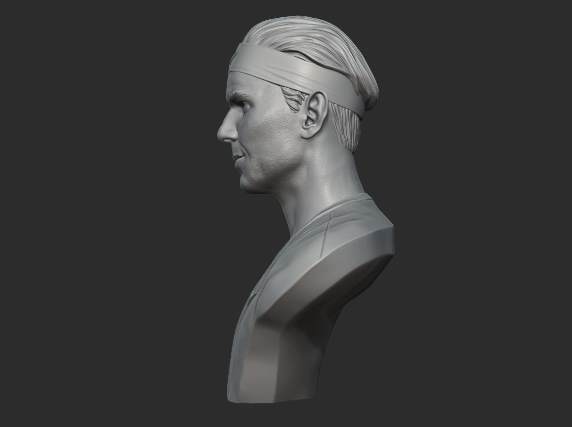 Rafael Nadal 3D print model_15