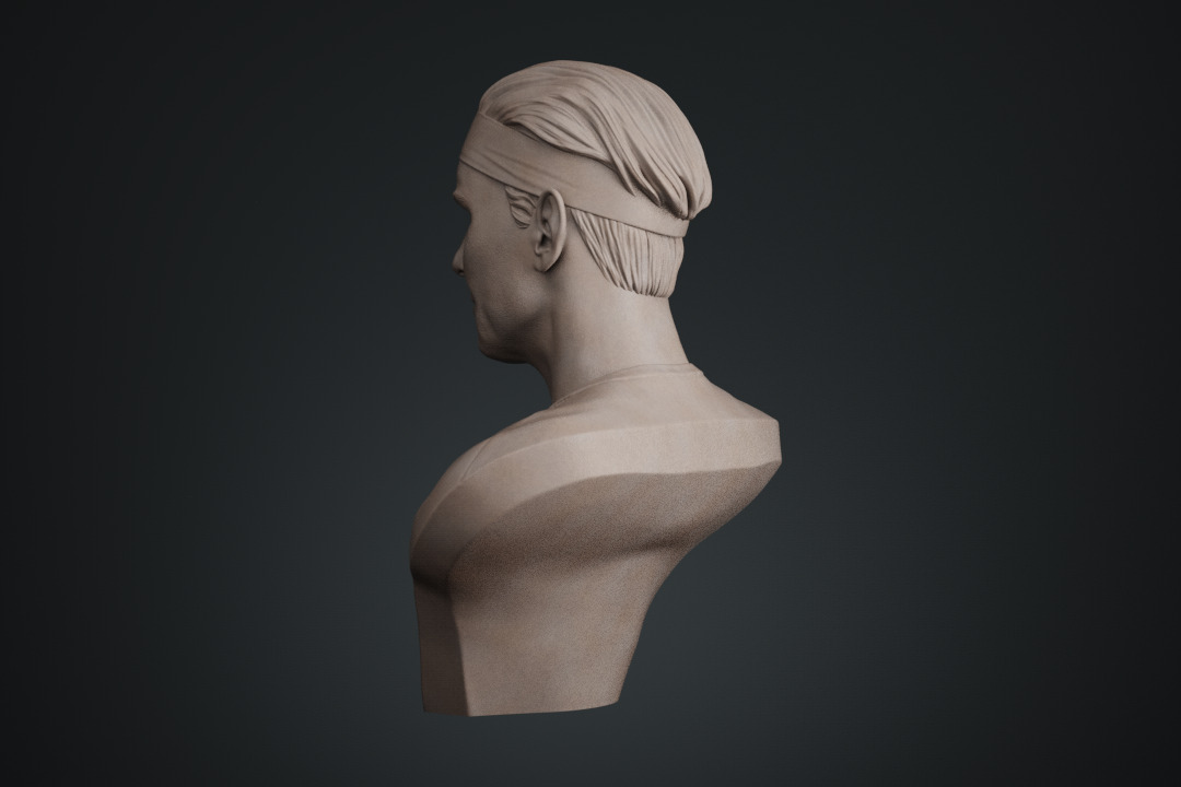 Rafael Nadal 3D print model_25