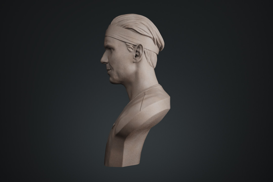 Rafael Nadal 3D print model_24