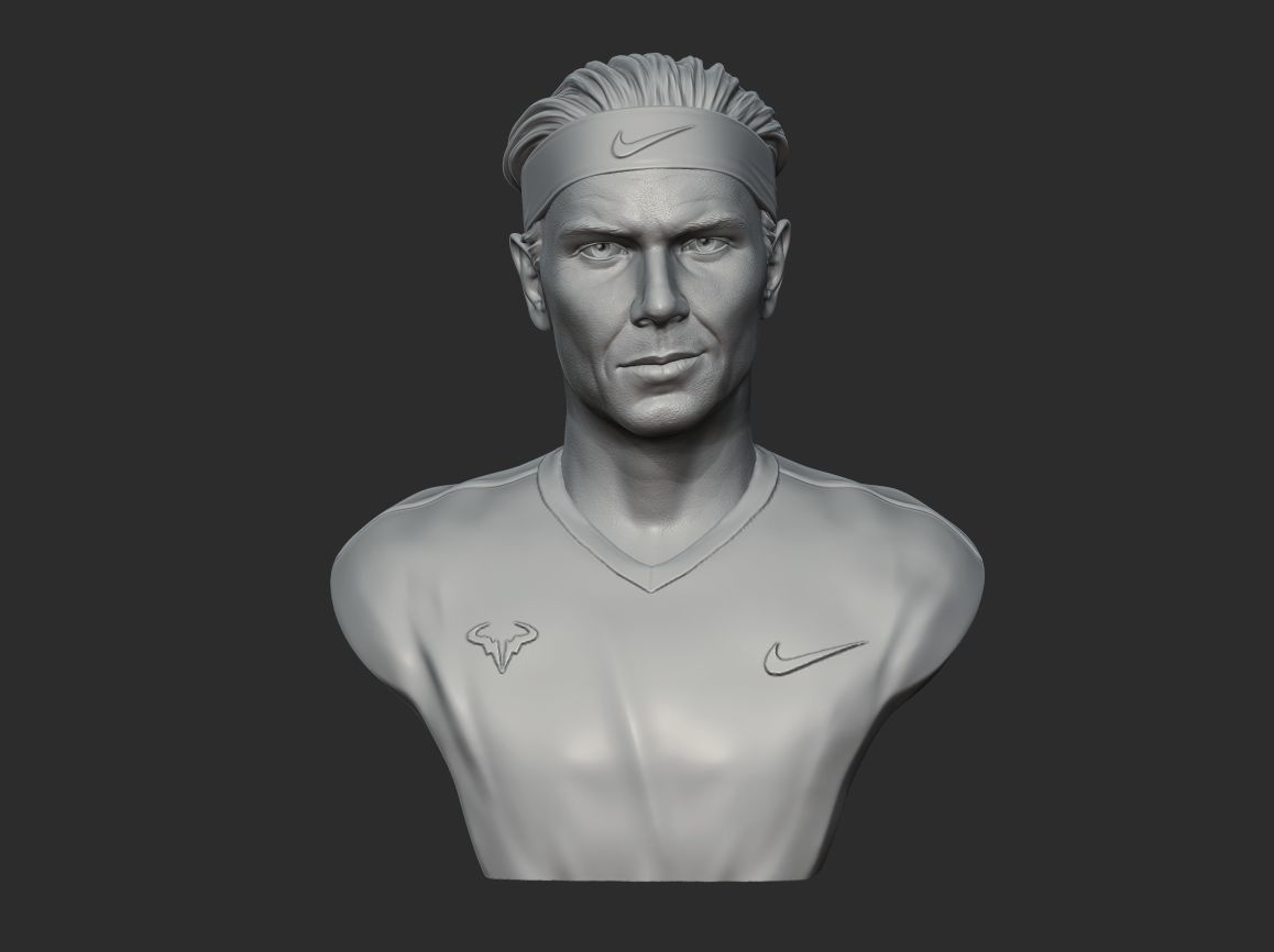 Rafael Nadal 3D print model_2