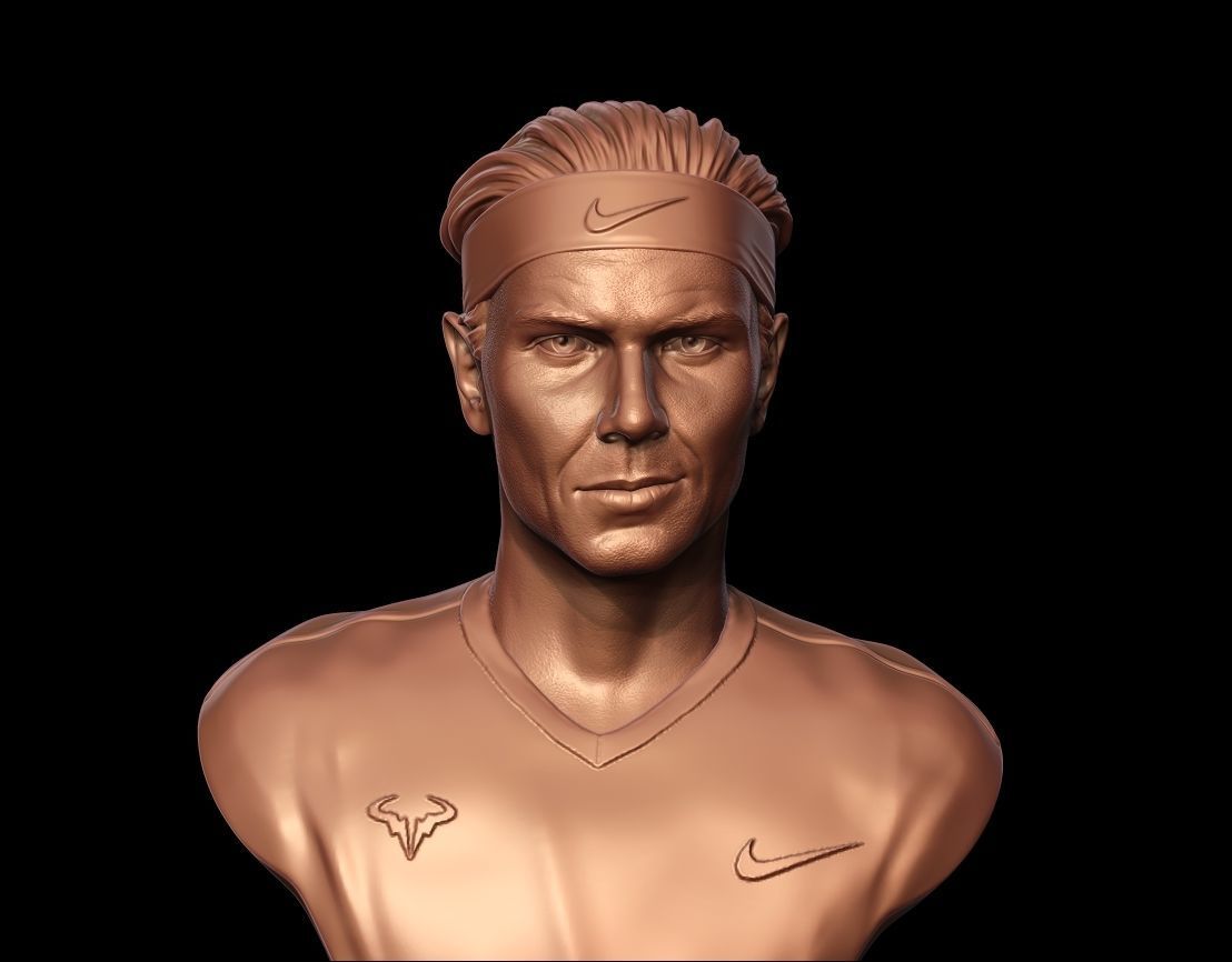 Rafael Nadal 3D print model_12