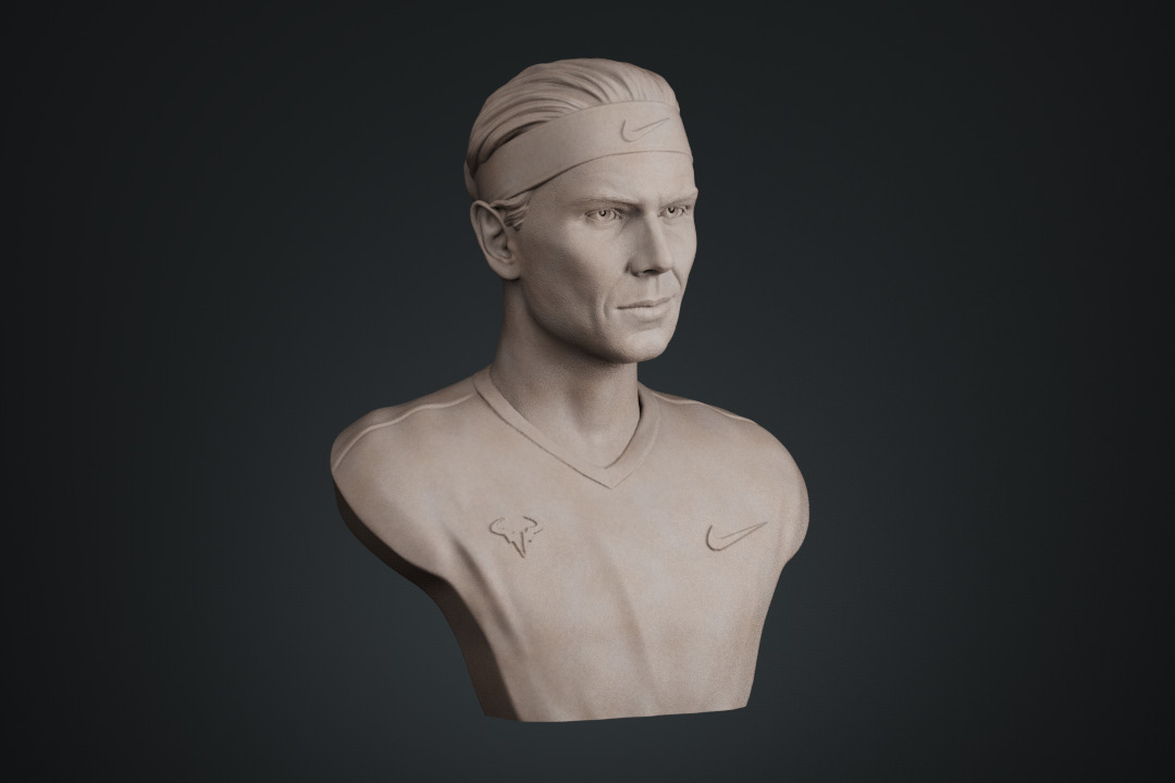 Rafael Nadal 3D print model_19