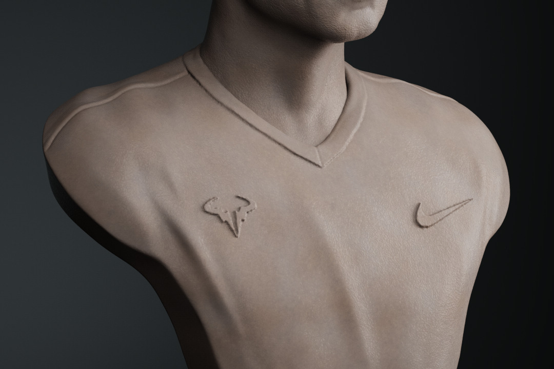 Rafael Nadal 3D print model_21