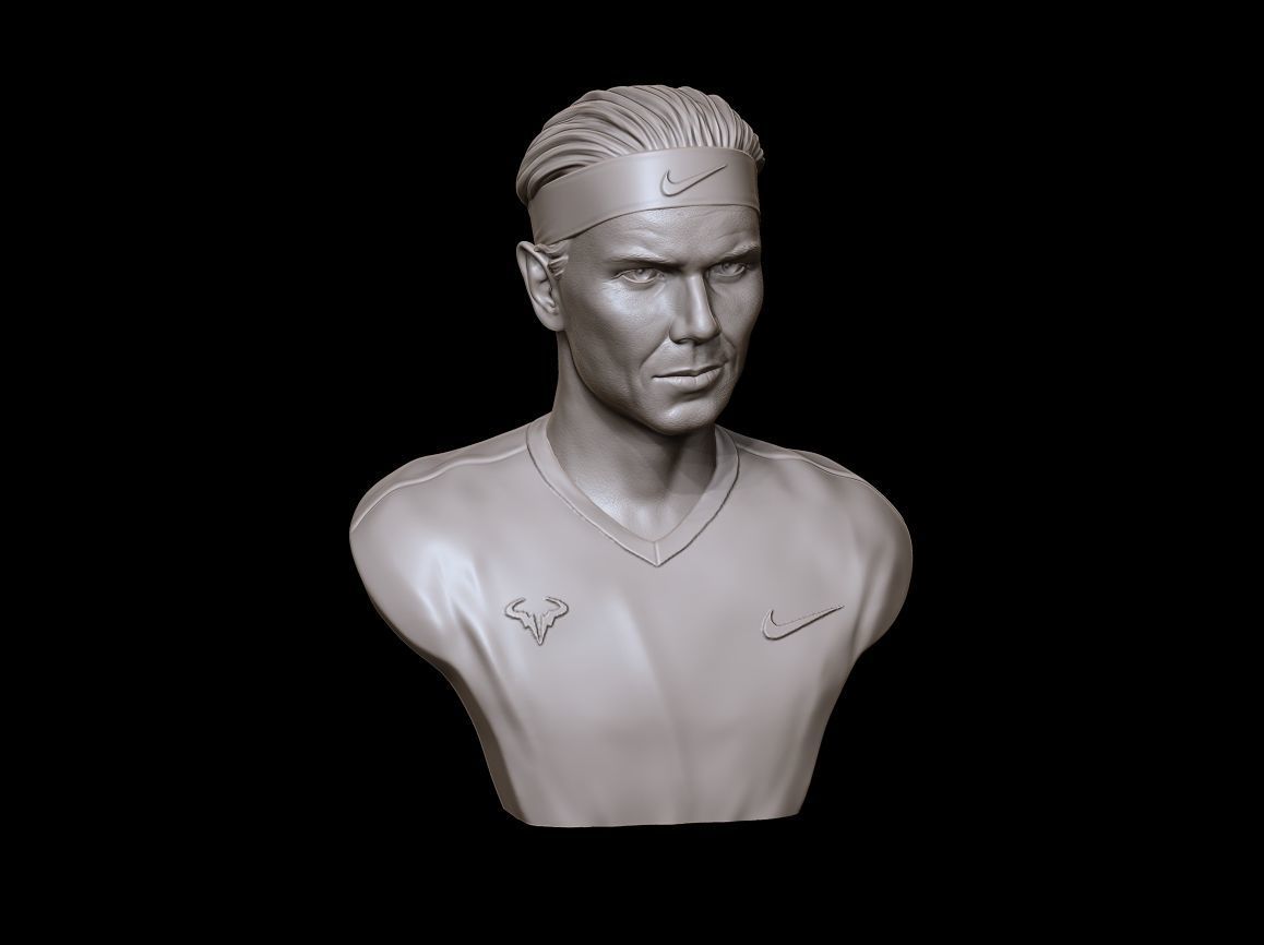 Rafael Nadal 3D print model_11
