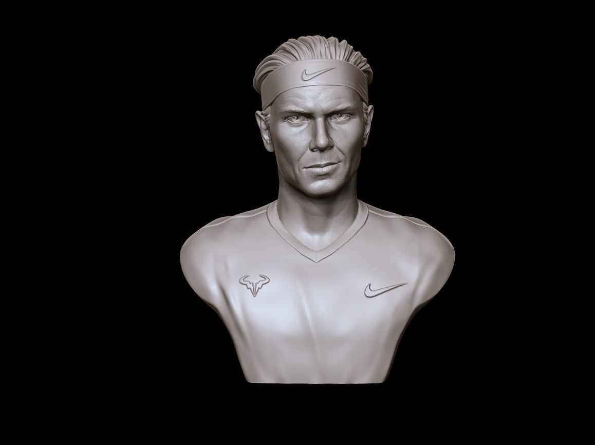 Rafael Nadal 3D print model_3