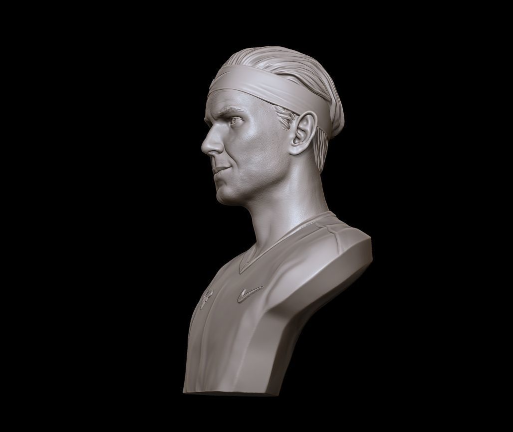 Rafael Nadal 3D print model_4
