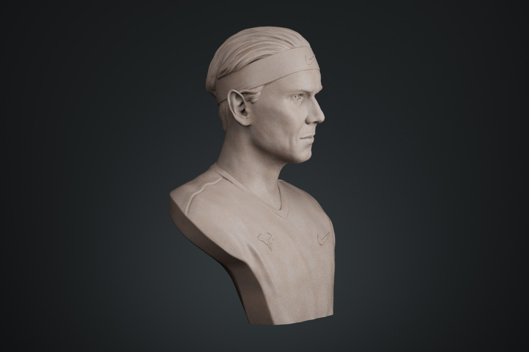Rafael Nadal 3D print model_18