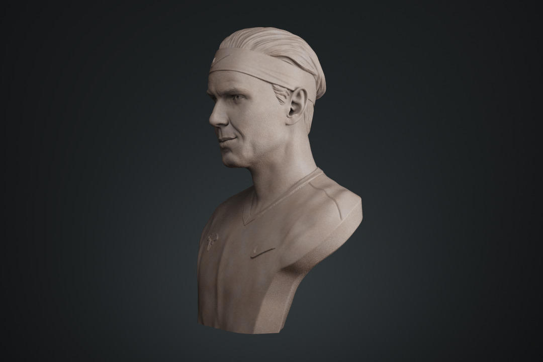 Rafael Nadal 3D print model_23